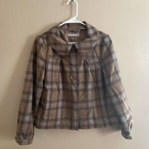 Vintage Liz Claiborne Wool Cape Coat with oversized buttons